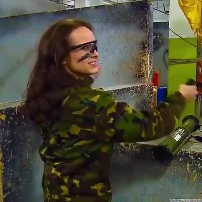 I can translate the end of this clip, “RUN, RUN like fuck”…
