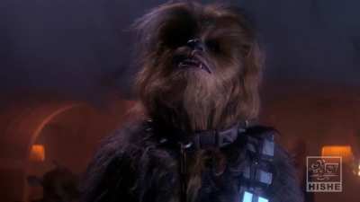 Chewbacca sings "Silent Night" in Wookie