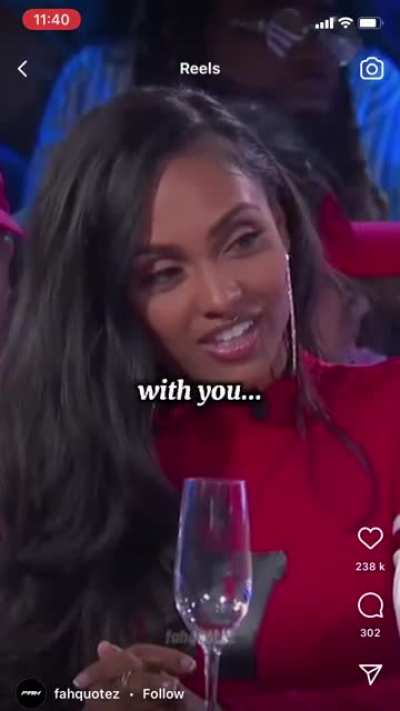 This is how I would talk to my girl.