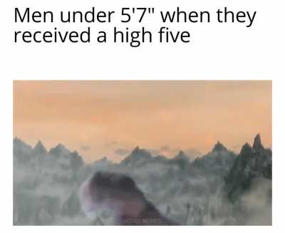 This meme was made by a 5'7"