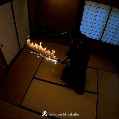 Katana on Fire ?