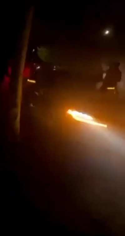 Kid crashes a brand new stock supra trying to show off at a car meet. Kid had told everyone it was his car, it was a loaned dealership car. Don’t be this kid ?
