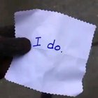 '' I do ''