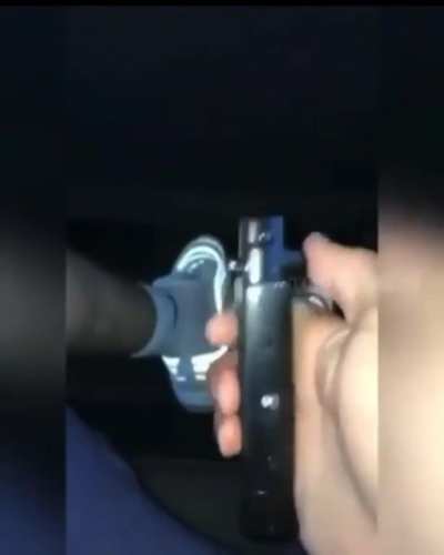 Playing with a knife