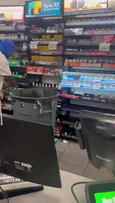 To steal from this Indian gas station
