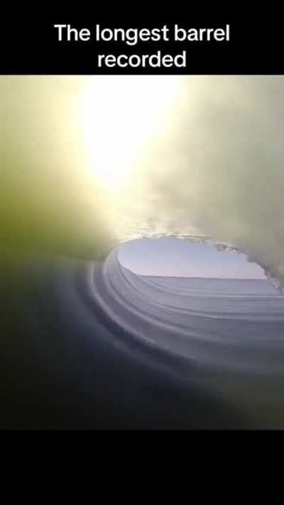 Longest barrel ?‍♂️ recorded - 45s   by Kia Smith