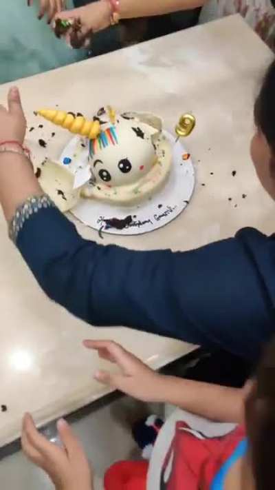 Making the birthday girl cry. Kids will be kids tho ig?