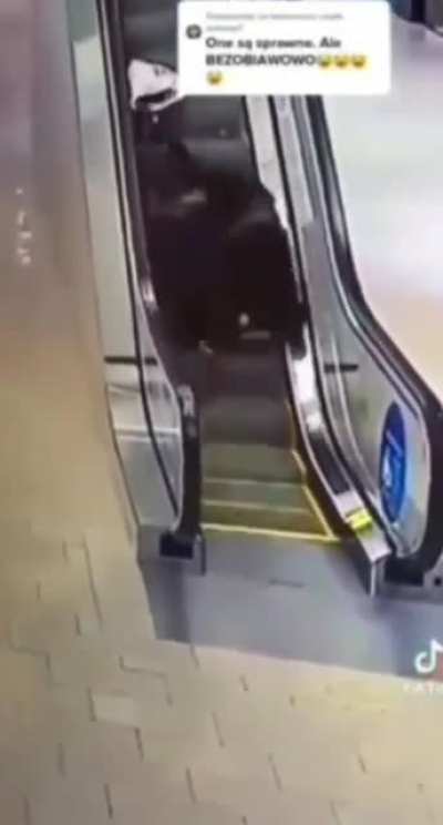 Using an escalator could be more difficult than you think
