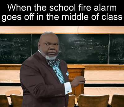 99.99% of the time its a fire drill