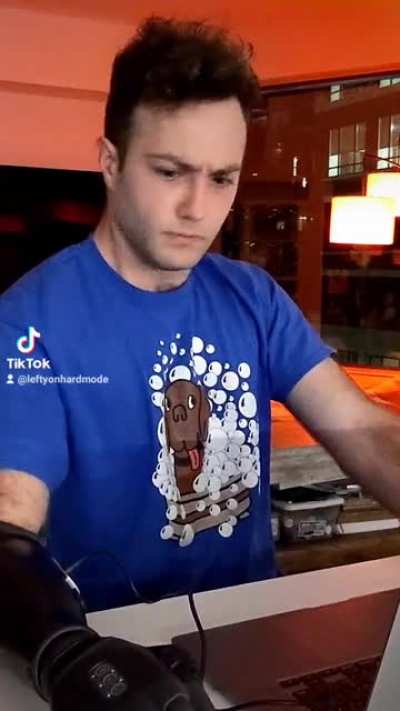 When your bionic arm gets a bad software update
