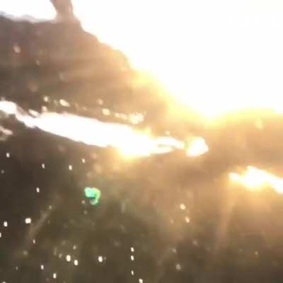 ? Light passing through water ?