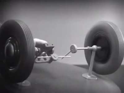 Old school video that explains different car engineering concepts without the use of sophisticated computer programs.