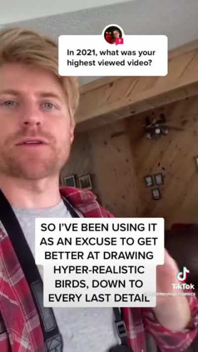Drawing hyper-realistic birds
