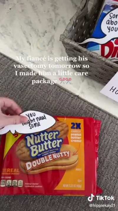a nice vasectomy care package??