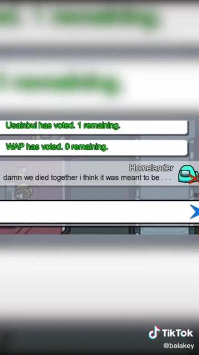Modern day love story in Among Us