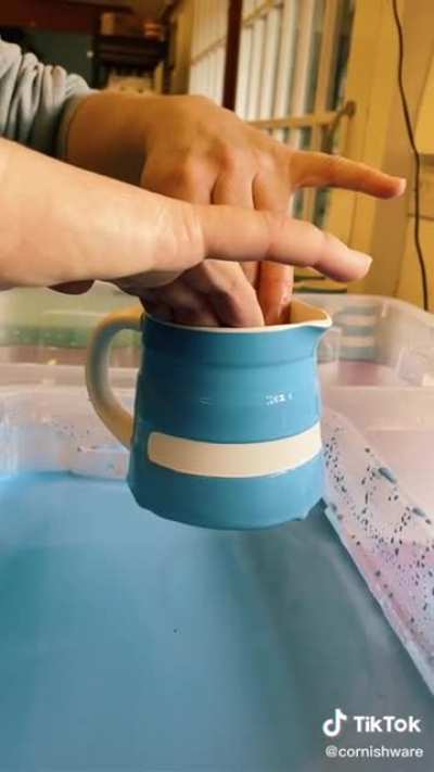 the glaze just falls off