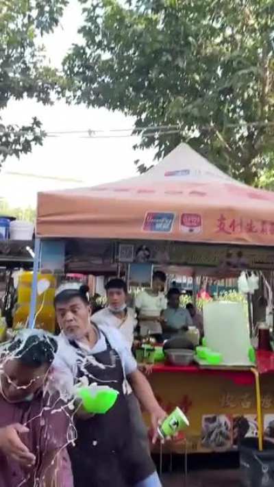 WCGW Throwing noodles up in the air