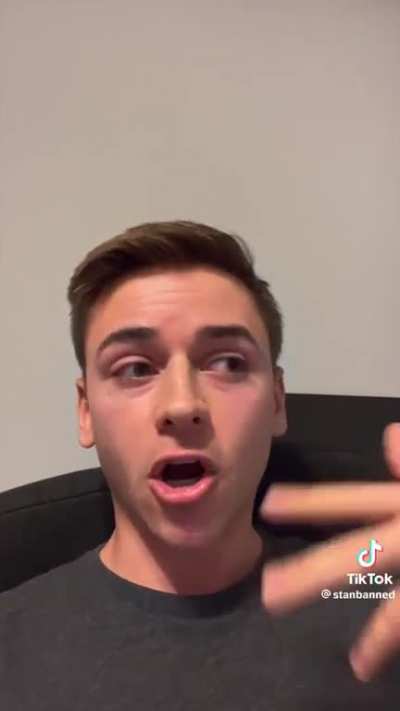 Bothering people with stupid TikTok trends and getting offended when they actually don't wanna deal with your bullshit ?‍♂️