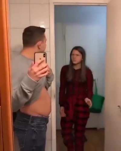 Looking good in the mirror