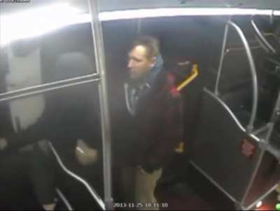 The whole bus hits a thief