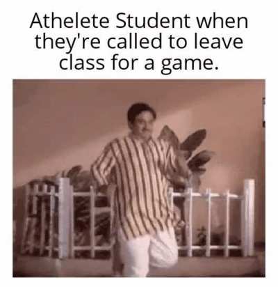 Imagine leaving in a boring class.