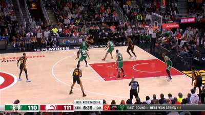 [Highlight] Trae Young works the Celtics and gets the clean lob to Capela