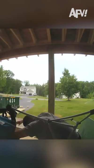 Can't relax on the porch just yet