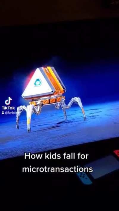 How kids fall for microtransactions...