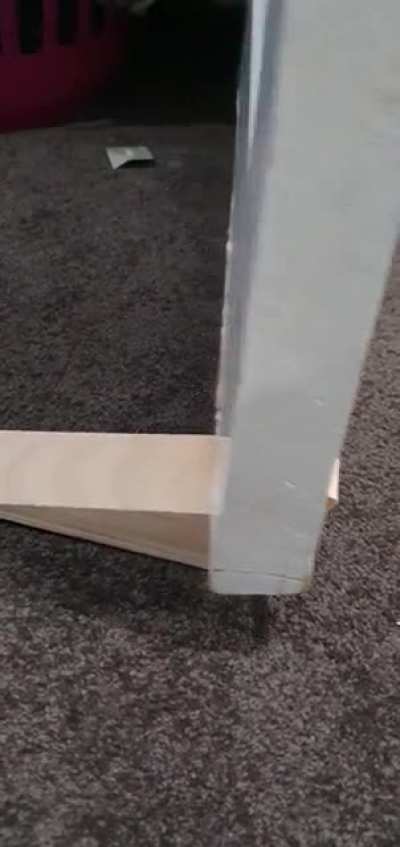 To stop a door