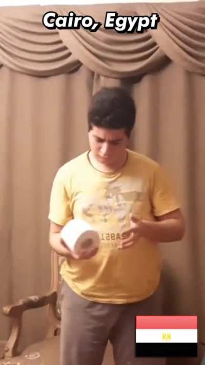 Spent the past month working on this video, trying to get a person in every country (with exceptions) to throw toilet paper to each other. I hope it's better than celebrities singing "Imagine"