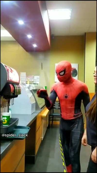 Spider-Man knows it all.