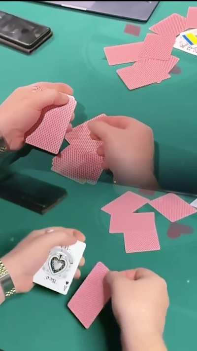 Second dealing technique bee and tally ho cards