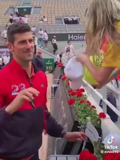 Novak Djokovic being an absolute ? to those around him