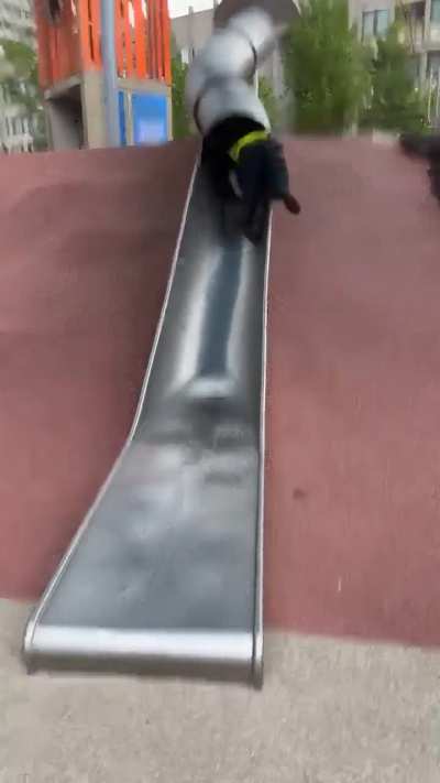Slide had enough and YEETS law enforcement officer with extreme prejudice
