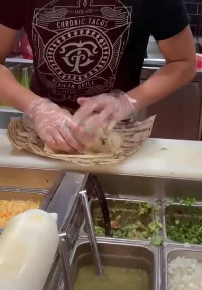 That tortilla could stop bullets.