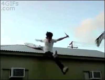 The Roof Surfing Challenge...
