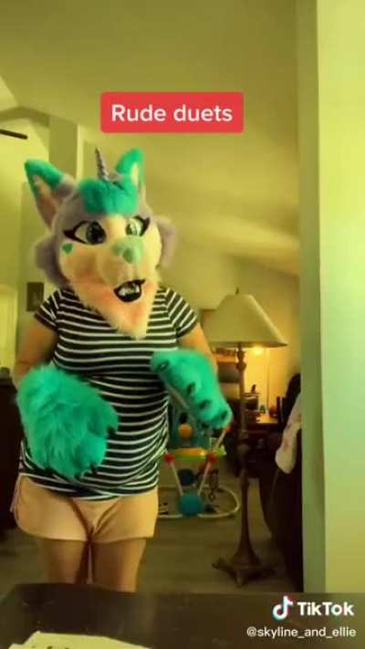 It’s tough out there for a pregnant furry