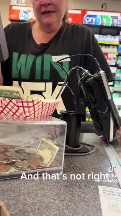 At the inconvenience store