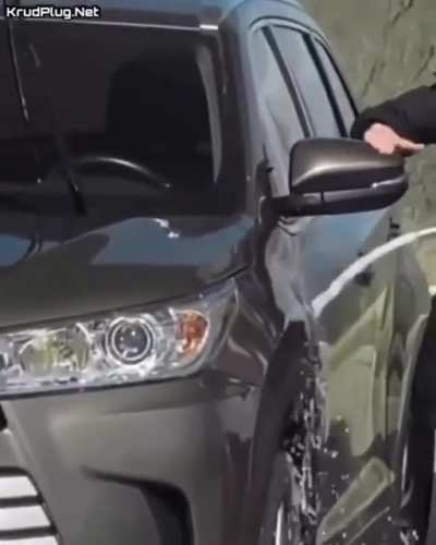 Just washing a car