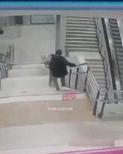 Entering a train station without a ticket