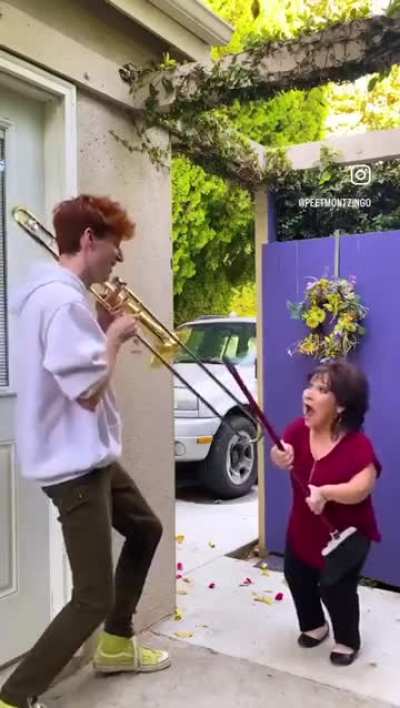 Mr toot and his mom