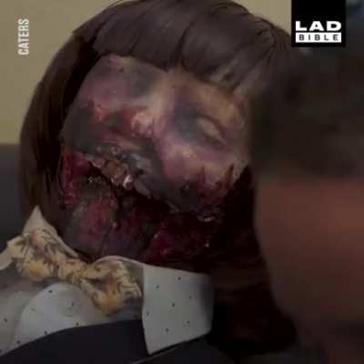 Girl marries a zombie doll