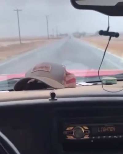 Flooring it on "solid ice"wcgw
