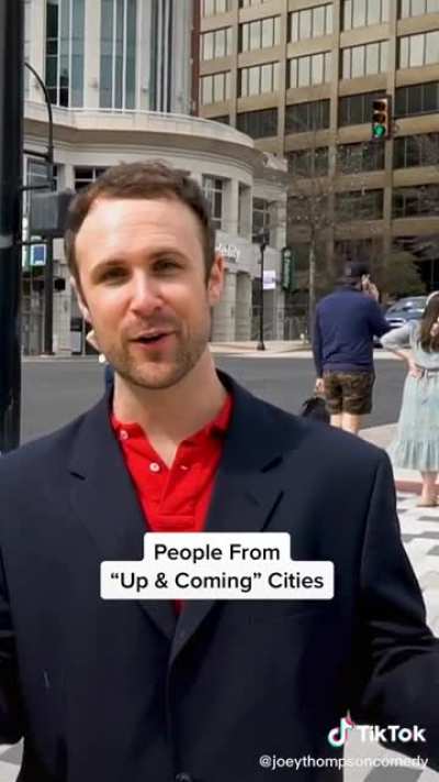 People from "Up & Coming" Cities