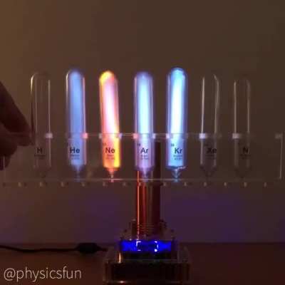 Gases near a Tesla coil
