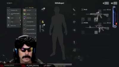 Dr disrespect breaks character