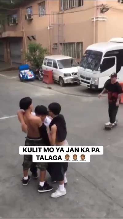 WCGW skate jump on top of a jeepney without a ramp