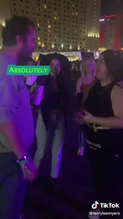 Asking random people at a Hip Hop festival if they are upset that Carly Rae Jepson isn't the headliner ??