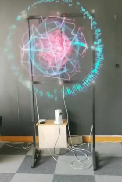 These lights sync to display images