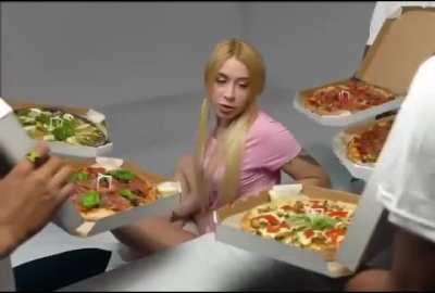 It’s just a pizza commercial